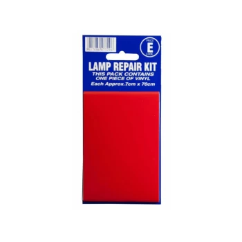 Image of Lamp Repair Outside Sticker - Red - V408 - Castle Promotions