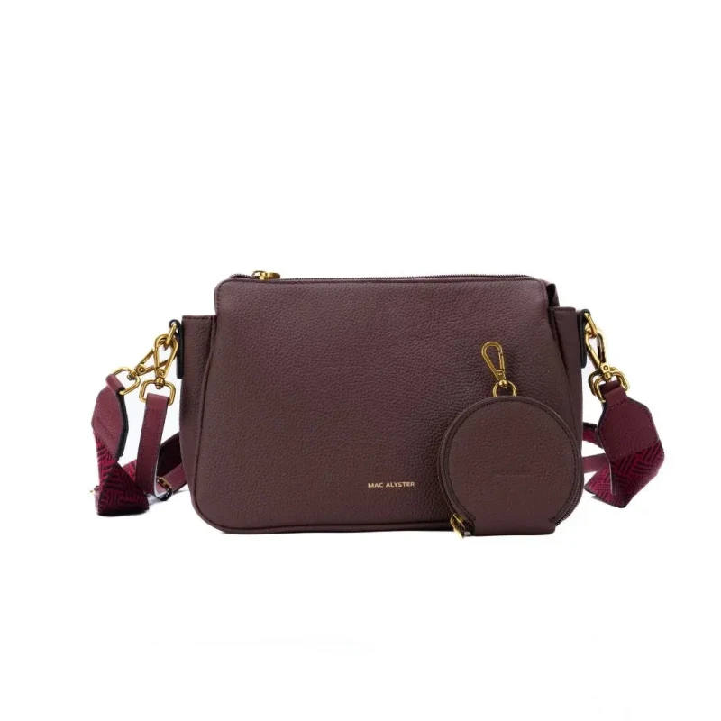 Image of Mac Alyster Womens shoulder Bag Mac Alyster Giulia Marron Female TU KC-120-CHOCOLAT