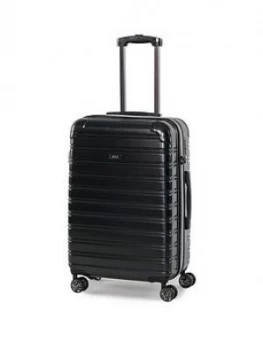 Image of Rock Luggage Chicago Medium 8 Wheel Black Suitcase