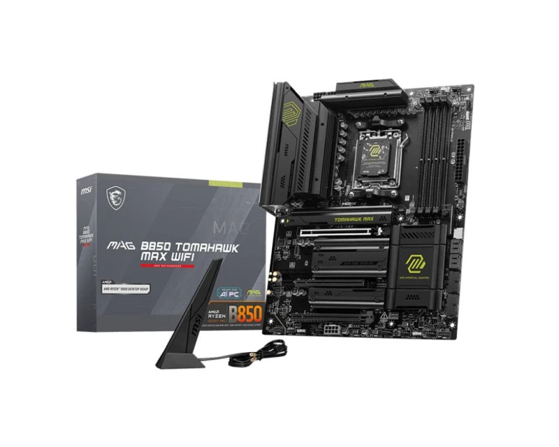 Image of MSI MAG B850 TOMAHAWK MAX WIFI AMD Ryzen AM5 DDR5 ATX Motherboard