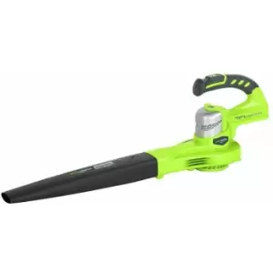 Image of Greenworks G24BL Cordless 24v Garden Axial Leaf Blower 130mph Bare Unit