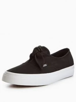 Image of Vans Ua Authentic Knotted Black Size 3 Women