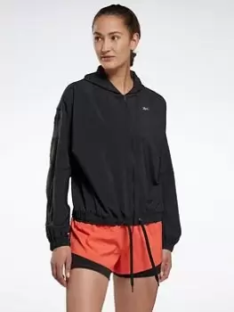 Image of Reebok Running Jacket, Black, Size S, Women