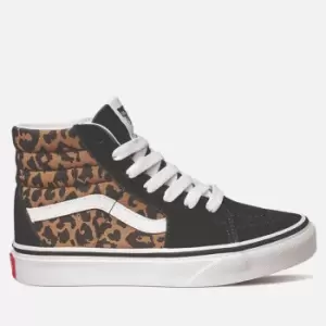 Image of Vans Kids Sk8-Hi Trainers - Leopard - UK 11 Kids