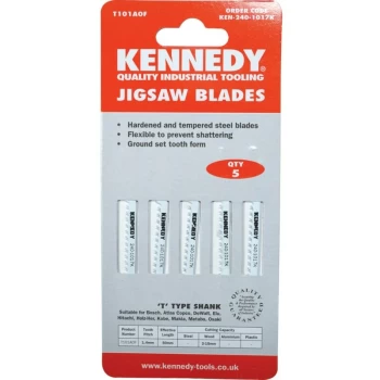 Image of Kennedy - High Carbon Steel (HCS) Jigsaw Blades for Wood and Wood Based Products (