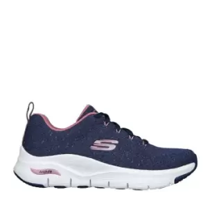 Image of Skechers Knit Lace-Up W Air-Cool - Blue