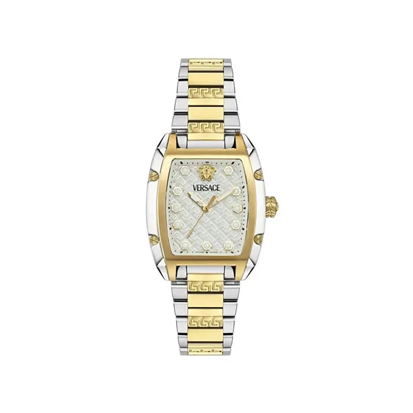 Image of Versace Watches Dominus White-Silver Sapphire Watch VE8K00424