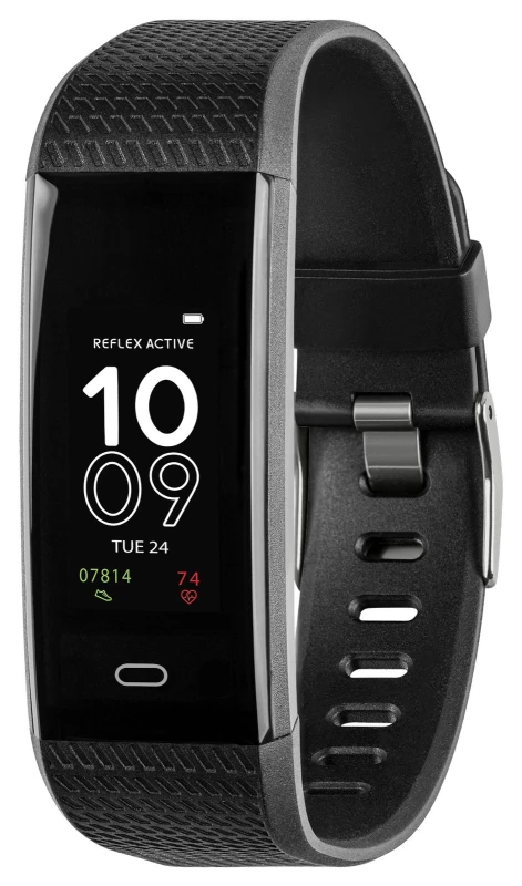 Image of Reflex Active Series 35 Black Smart Activity Tracker Watch