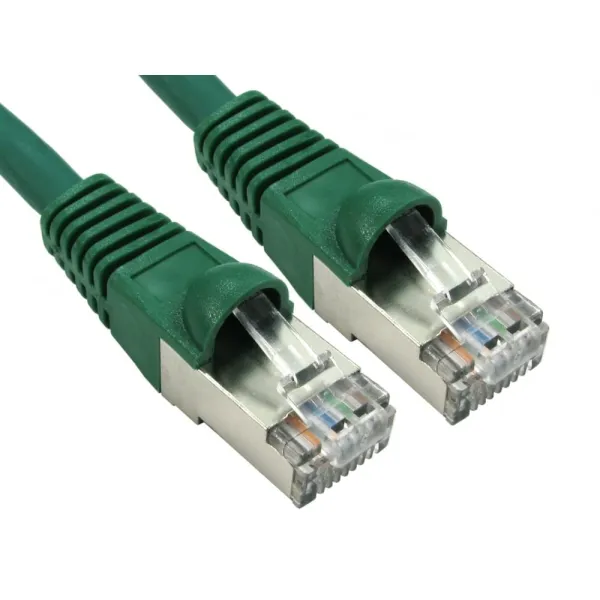 Image of Cables Direct 5m CAT6A Patch Cable (Green)