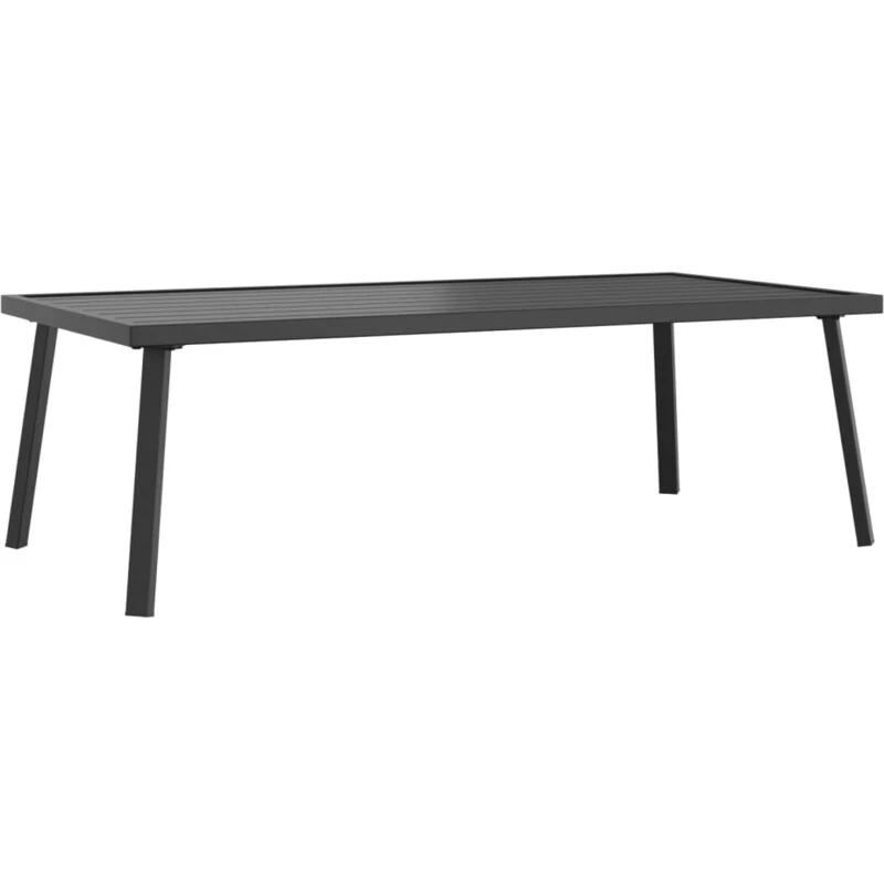 Image of VIDAXL Garden Coffee Table Anthracite 110x55x35cm Steel vidaXL 8720845760991