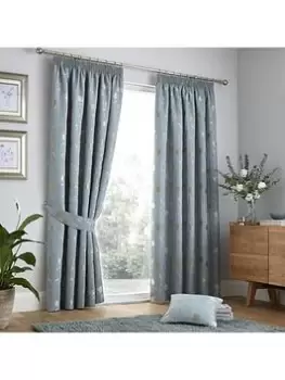 Image of Curtina Juliette Pencil Pleat Lined Curtains
