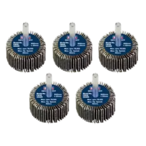 Image of Sealey Flap Wheel 40 x 20mm 40Grit 6mm Shaft - Pack of 5 - FW4020405