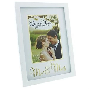 Image of 5" x 7" - Always & Forever Photo Frame - Mr & Mrs