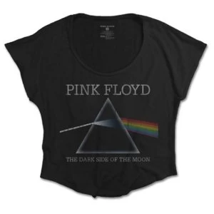 Image of Pink Floyd - Dark Side of The Moon Refract Dolman Womens X-Large T-Shirt - Black