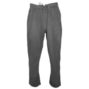 Image of Duke Mens Kingsize Rory Lightweight Fleece Jogging Bottoms (7XL) (Grey)