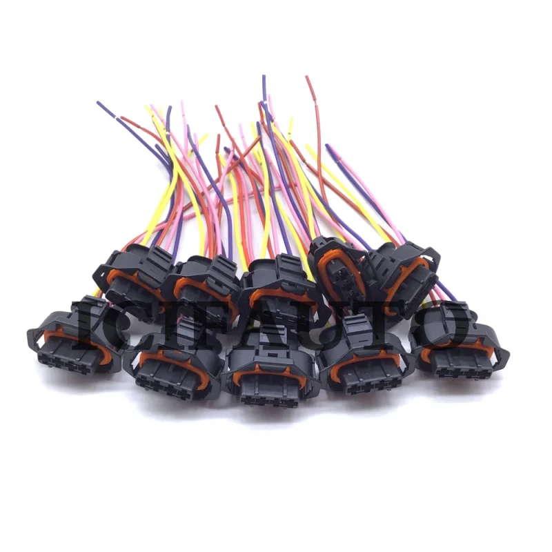 Image of 10 x Connector Harness of Intake Air Boost Pressure Sensor 0281002576 for Cummins Kamaz Volvo Ford 0281 002 576 / 0281002743