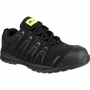 Image of Amblers Safety FS40C Safety Trainers Black Size 6.5