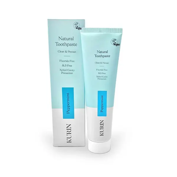 Image of Kurin Fluoride Free Natural peppermint Toothpaste 100ml