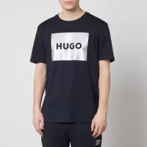 Image of HUGO Dulive Cotton-Jersey T-Shirt - S