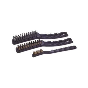Image of Wire Brush Set - 2 Types/2 Sizes - 3 Piece - 1105 - Laser