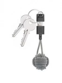 Image of Native Union Nu Key Cable Kv Lightning - Zebra