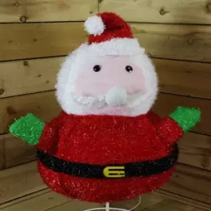 Image of Christmas Collapsible Light up Santa Decoration - 90cm