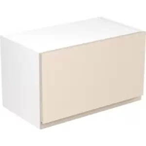 Image of Kitchen Kit Flatpack J-Pull Kitchen Cabinet Wall Bridge Unit Super Gloss 600mm in Cashmere MFC