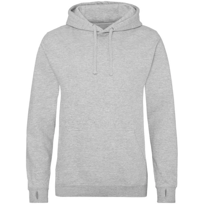 Image of AWDis AWDis Men Street Heather Hoodie in Grey Size: Small Grey S Male 5063527486165