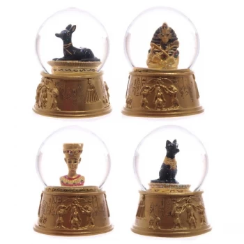 Image of Gold Egyptian Waterball (Pack Of 4) Snow Globe