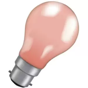 Image of Crompton Lamps 15W GLS B22 Dimmable Colourglazed IP65 Pink