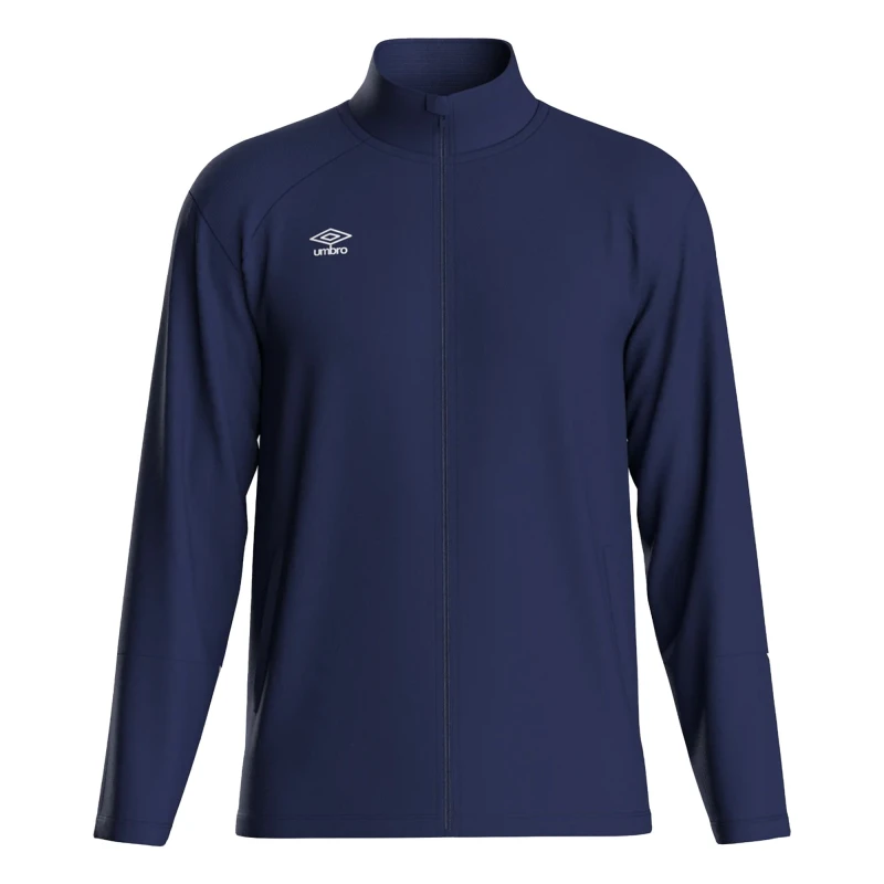Image of Umbro Umbro Men Total Training Knitted Track Jacket in Navy Size: Small Navy S Male 5063425506897