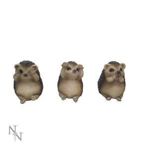 Image of Three Wise Hedgehogs Figurine