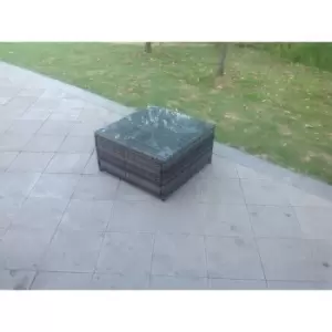 Image of Fimous Dark Grey Rattan Outdoor Coffee Table
