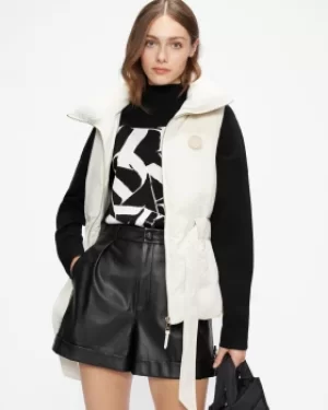 Image of Pu Shorts With Turn Ups