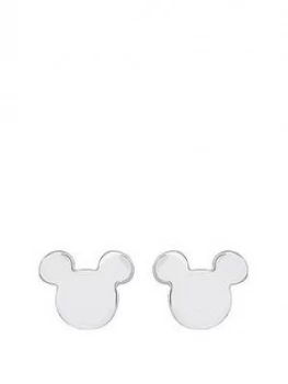 Image of Disney Mickey Mouse Sterling Silver Stud Earrings, One Colour, Women