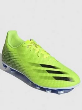 Image of Adidas Mens X Ghosted.4 Firm Ground Football Boot - Yellow