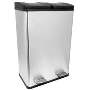 Image of 2 Compartment Recycle Bin 60L