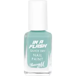 Image of Barry M Cosmetics in a Flash Quick Dry Nail Paint 10ml (Various Shades) - Blue Boost