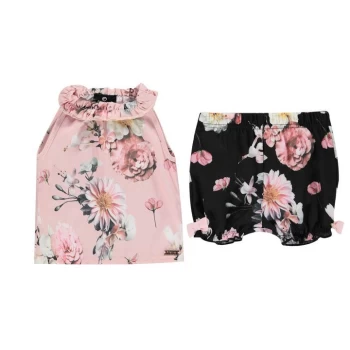 Image of Firetrap Bloomer Set Baby Girls - Midnight Floral