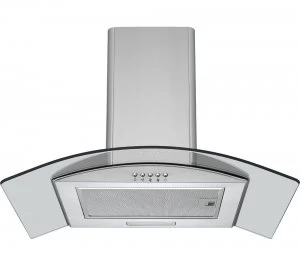 Image of Logik L60CHDG17 60cm Chimney Cooker Hood