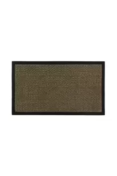 Image of Firth Tile Rubber Backed Doormat 40x70cm Brown
