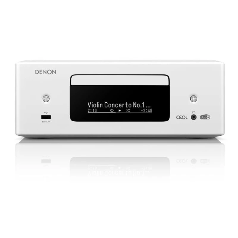 Image of Denon CEOL RCD-N12DAB DAB+ All In One System White