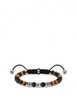 Image of Thomas Sabo Bead Skull Bracelet