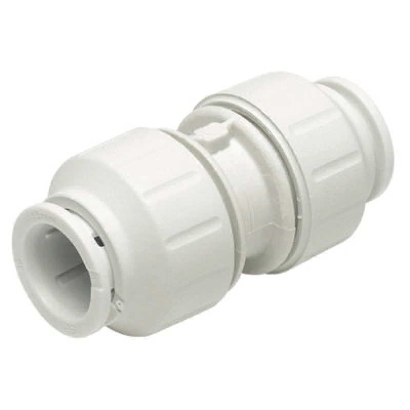 Image of John Guest Straight Coupler 28mm (Pack Of 2) White