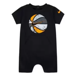 Image of Nike First Romper Baby Boy - Black