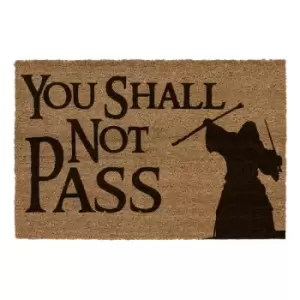 Image of Lord of the Rings Doormat You Shall Not Pass 60 x 40 cm
