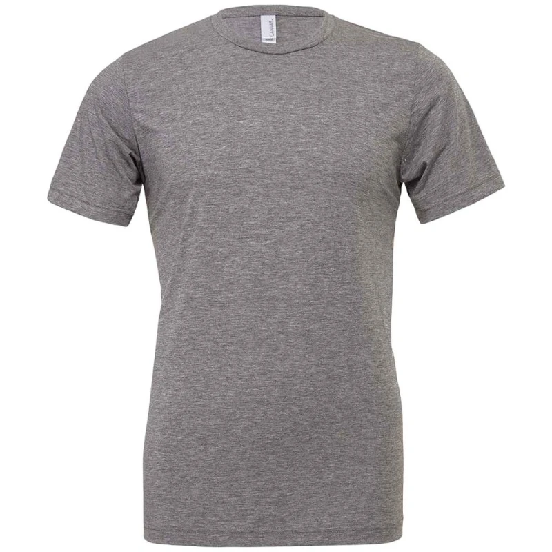 Image of Bella + Canvas Mens Tri-Blend T-Shirt in Grey Size: XS Grey Male XS