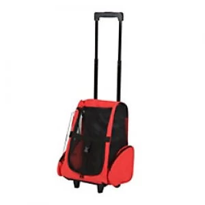 Image of PawHut Pet Luggage Box Red 250 mm x 420 mm x 550 mm