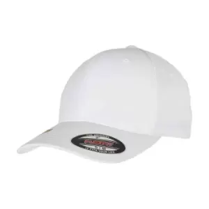 Image of Flexfit Recycled Polyester Baseball Cap (S-M) (White)
