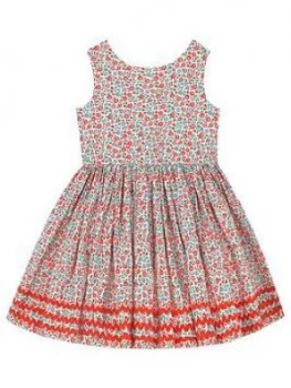 Image of Cath Kidston Girls Ditsy Sleeveless Dress - Stone